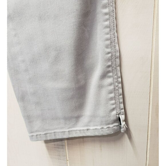 NYDJ Alina Pants, Light Gray, Pull On Ankle, Stretch, Size 12, Lift Tuck, SPOT - Picture 4 of 9